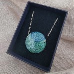 Necklace | Koorie Tales | Colour Season | Domed Necklace | Greens